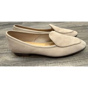 Baudoin & Lange Sagan Loafer in Albâtre Asteria Suede Women's SZ 41/ US 10.5/11